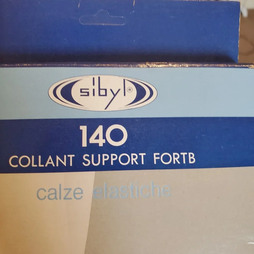 Sibyl 140 Collant Support Fortb Maternity Compression Tights Italy Size III Nude